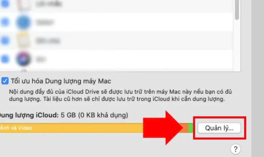 Hướng dẫn mua thêm iCloud trên Macbook bước 2